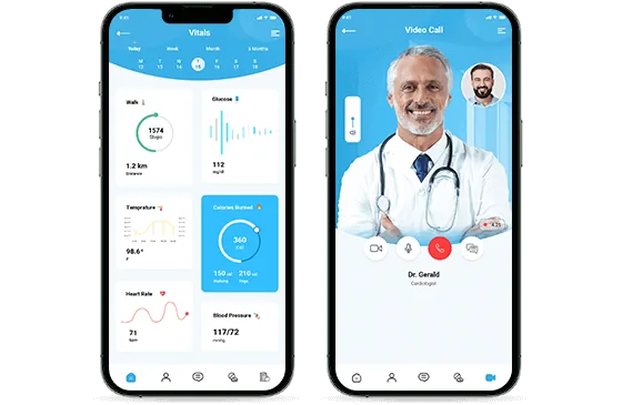 custom mobile app for Wearable Biosensors