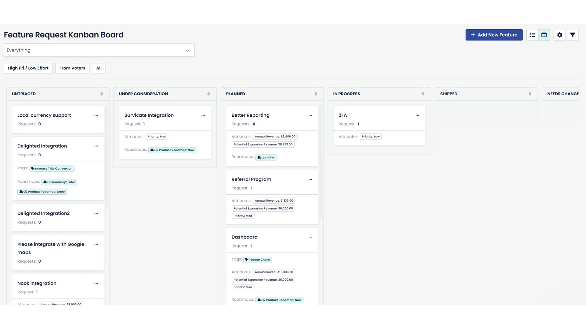 agile product roadmap