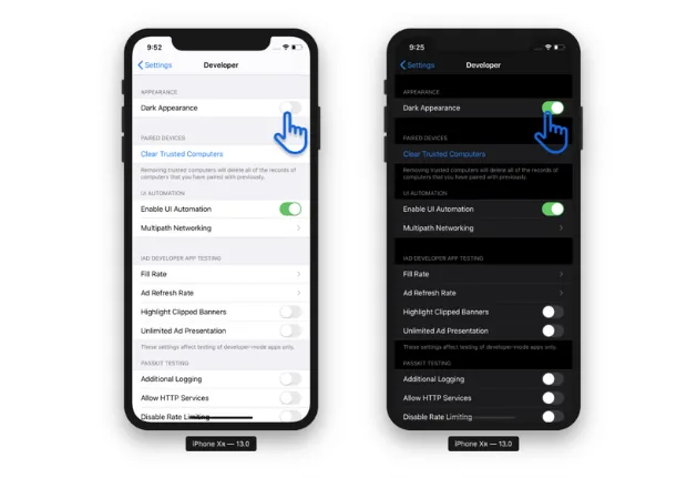 Converting white mode into dark mode design with the help user experience